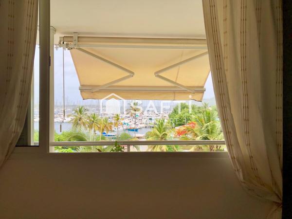 Joli T3 avec superbe vue sur la Marina du Marin