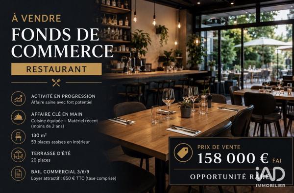 Restauration rapide à vendre 130 m² Ussel