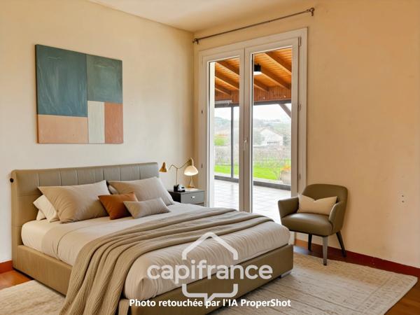 Maison de 4 pièces avec jardin, beau potentiel sur les hauteurs de Castelculier