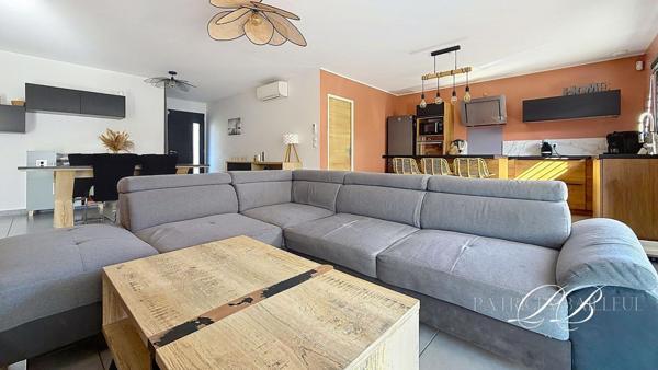 Maison de 90 m2 plain-pied  avec Garage sur un terrain de 300 m2