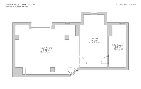 Appartement Paris 18e - CHAMPIONNET / VAUVENARGUES