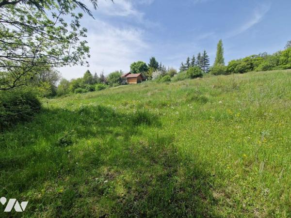 Beau terrain à bâtir avec vue