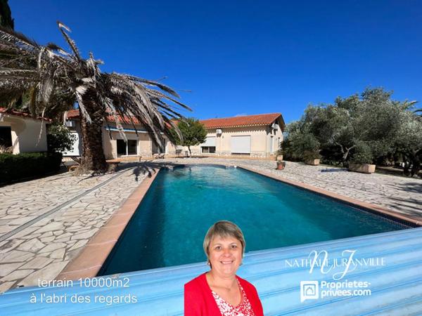 Argelès-sur-Mer, propriété d'e 254 m2 sur une parcelle de 11000m2