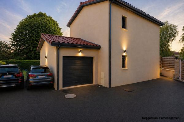 Maison individuelle RE2020 – 84 m² + garage – Quincieux