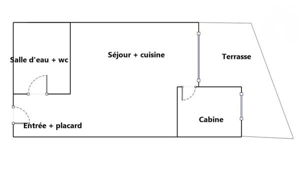 Studio à vendre 21,3 m² La Grande-Motte