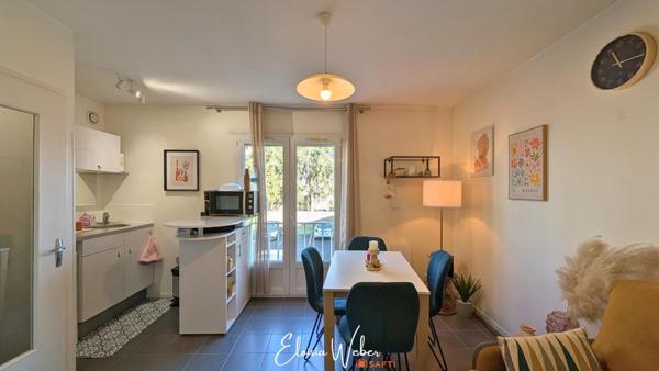 T2 meublé et loué, au calme avec parking