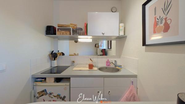 T2 meublé et loué, au calme avec parking