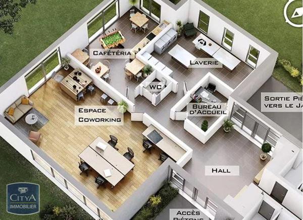 Appartement à louer 1 pièce 23.4m²