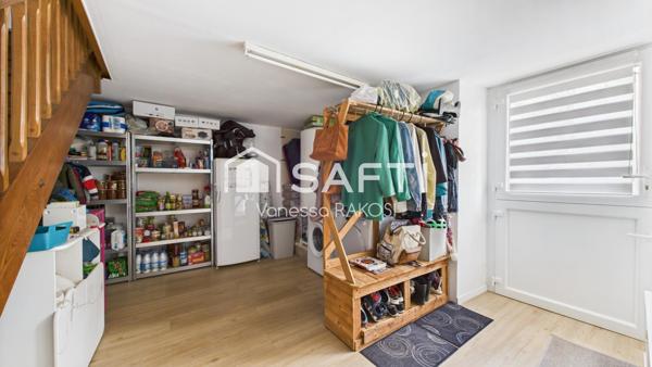 Maison familiale rénovée avec 3 chambres, jardin clos.