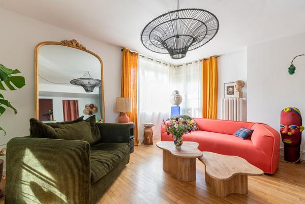 Rue de Nantes, un appartement familial entre lumière et matières