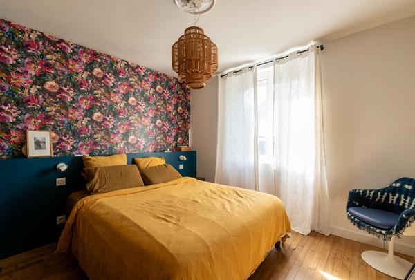 Rue de Nantes, un appartement familial entre lumière et matières