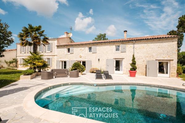 Authentique charentaise à huit kilomètres du Vieux Port de La Rochelle