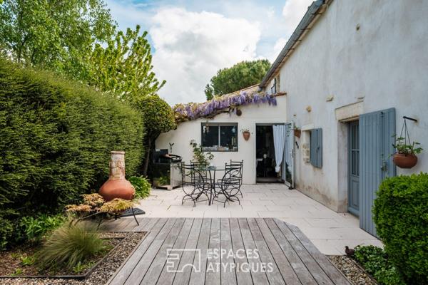 Authentique charentaise à huit kilomètres du Vieux Port de La Rochelle