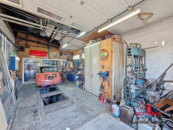 Ambilly (74100) Maison individuelle 158,5 m² utile dont 70 m² habitables, avec garages, atelier et terrain clos à Ambilly