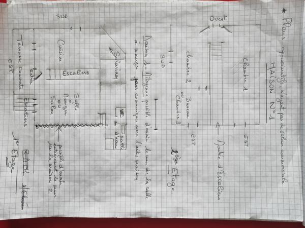 St Martin de Valamas -Propriété Rurale : 2 maisons de village mitoyennes en pierres (9 pièces) écurie, dépendances, 5000 m2 attenant, en tout 3 hectares