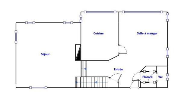PONT L'EVEQUE- Maison 3 CHAMBRES