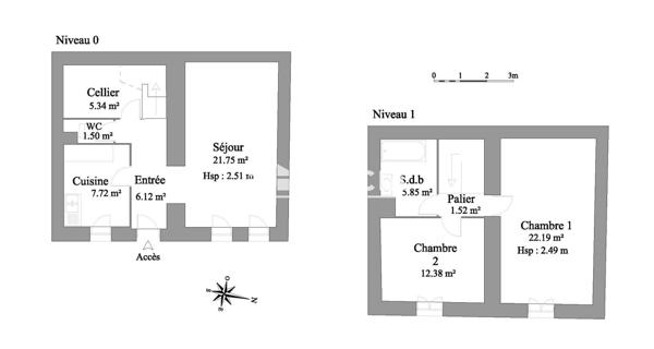 Location Appartement 3 pièces 84 m² - Meximieux 01800