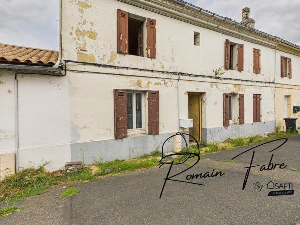 Maison à rénover avec 3 chambres ou possibilité de 2 logements locatifs…
