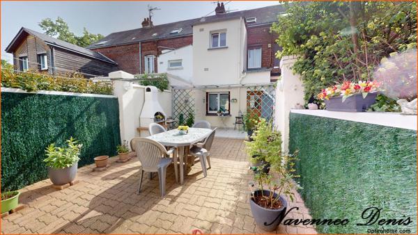 Maison de ville en parfait état – Terrasse couverte et cave – Quartier Saint-Julien, Rouen
