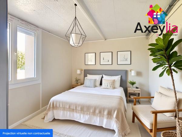 Mably (42300) A VENDRE - MABLY - MAISON RÉNOVÉE AVEC TROIS CHAMBRES, BUREAU, GARAGE ET TERRAIN