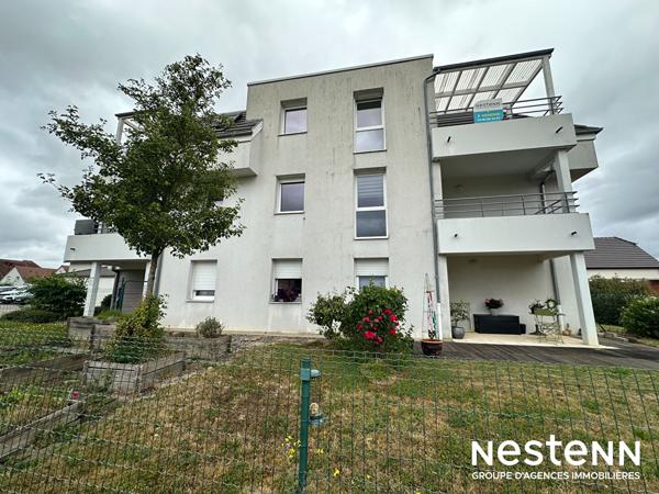 Coup de coeur assuré : appartement lumineux avec balcon, parking et vues exceptionnelles sur la Forêt-Noire et Strasbourg