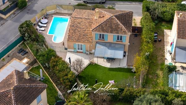 EXCLUSIVITÉ – Cœur des Accates - Villa familiale T5 130m² sur terrain de 500m² avec piscine Expo SUD sans vis-à-vis au calme