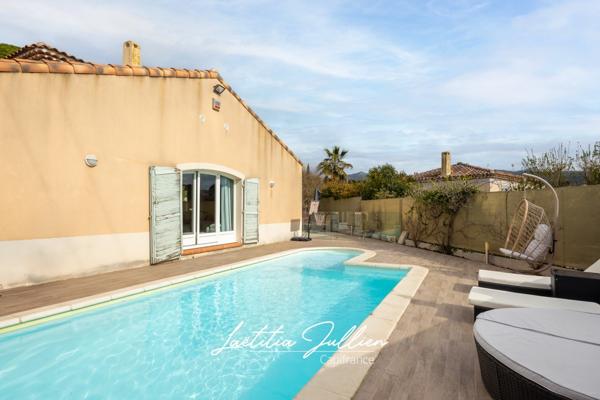 EXCLUSIVITÉ – Cœur des Accates - Villa familiale T5 130m² sur terrain de 500m² avec piscine Expo SUD sans vis-à-vis au calme