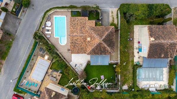 EXCLUSIVITÉ – Cœur des Accates - Villa familiale T5 130m² sur terrain de 500m² avec piscine Expo SUD sans vis-à-vis au calme