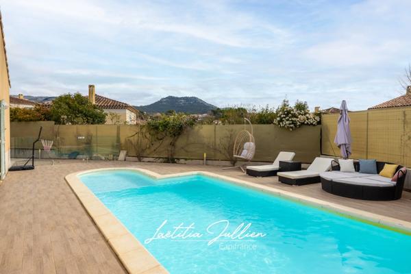 EXCLUSIVITÉ – Cœur des Accates - Villa familiale T5 130m² sur terrain de 500m² avec piscine Expo SUD sans vis-à-vis au calme