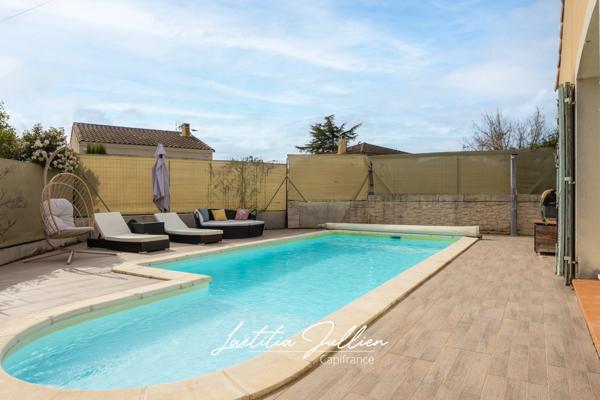 EXCLUSIVITÉ – Cœur des Accates - Villa familiale T5 130m² sur terrain de 500m² avec piscine Expo SUD sans vis-à-vis au calme