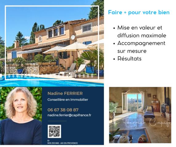 A Eyguières belle villa de plain pied de 150 m2, familiale et économe DPE AA, rénovée, 4 chambres + dépendance, terrain clos de 900m2 , piscine et garage.