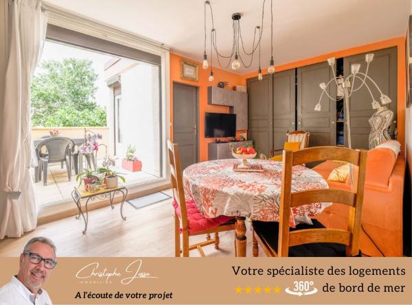 Rare à Port-Leucate : T3 rénové avec terrasse et parking