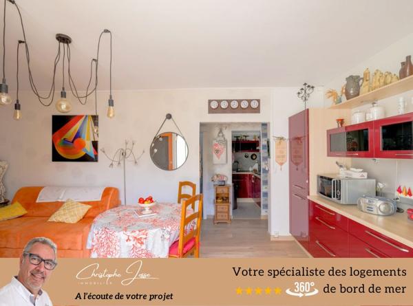 Rare à Port-Leucate : T3 rénové avec terrasse et parking