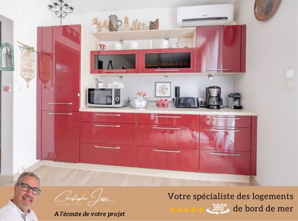 Rare à Port-Leucate : T3 rénové avec terrasse et parking