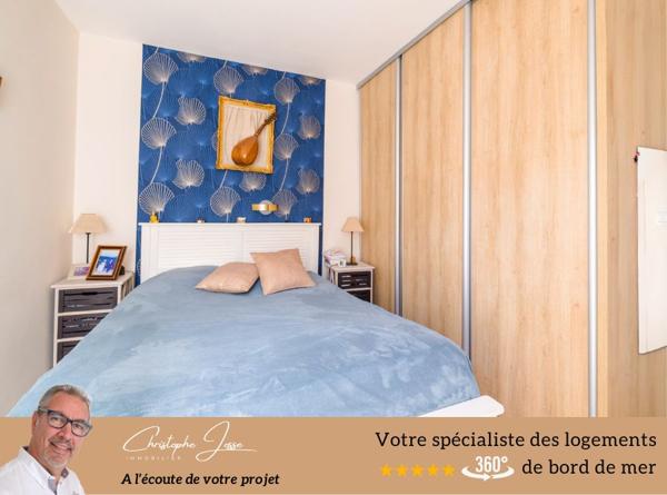 Rare à Port-Leucate : T3 rénové avec terrasse et parking