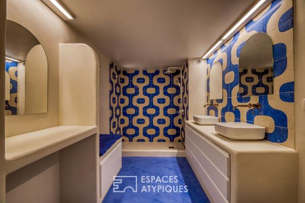 Appartement type loft en centre ville avec terrasse