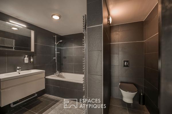 Appartement type loft en centre ville avec terrasse