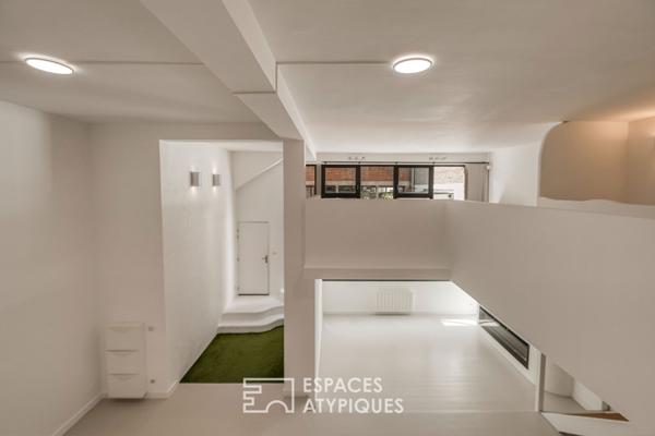 Appartement type loft en centre ville avec terrasse