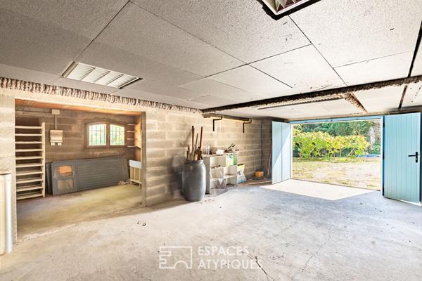 Maison familiale avec sous-sol exceptionnel et jardin arboré – proche Carcassonne