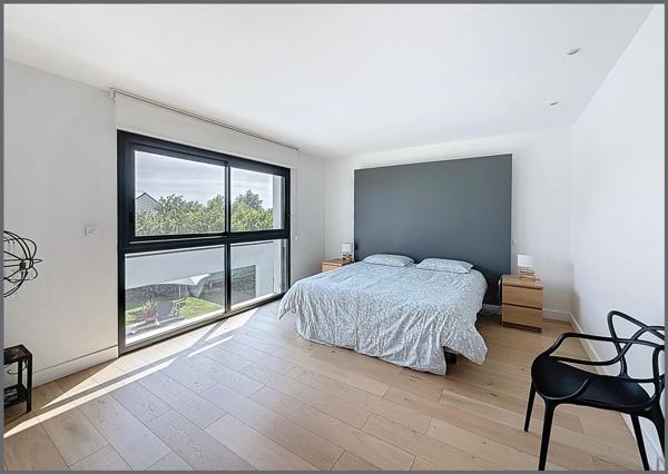 Maison contemporaine avec des prestations haut de gamme.