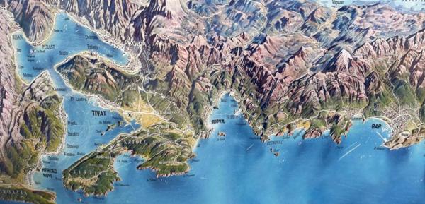 Location Saisonnière au  Monténégro- Villa exclusive surplombant les bouches de Kotor, un écrin de quiétude et de raffinement