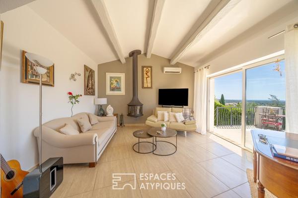 Villa avec vue panoramique sur le Rocher et piscine