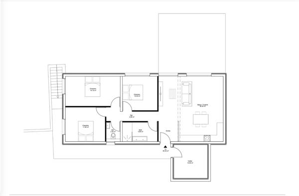 Maison 5 pièces 95 m² à Osny avec sous-sol total et double garage