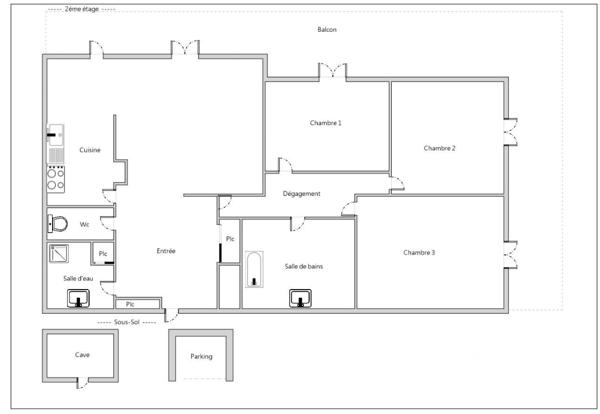 Appartement à vendre 4 pièces 84,21 m² Sèvres