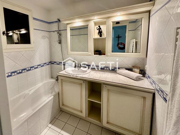 BEL APPARTEMENT 3 PIECES avec JARDIN - GARAGE - PISCINE & VUE PANORAMIQUE