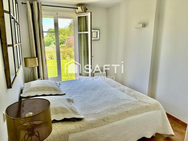 BEL APPARTEMENT 3 PIECES avec JARDIN - GARAGE - PISCINE & VUE PANORAMIQUE