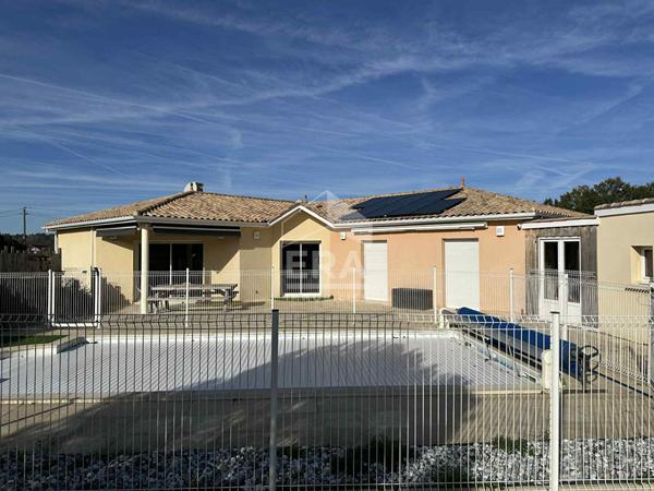 Maison à vendre indivoduelle  plain pied- 4 chambres avec piscine