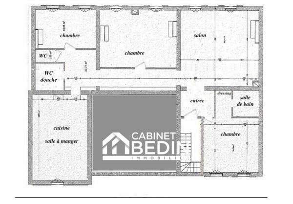 Achat Appartement 5 pieces Bordeaux 3 chambres