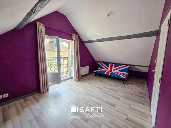 Appartement centre-ville 3p- 40m²- 2 ch- balcons