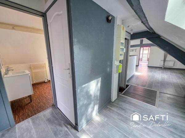 Appartement centre-ville 3p- 40m²- 2 ch- balcons